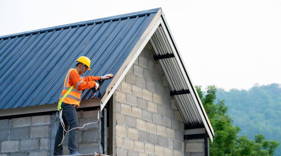 Professional metal roof installation in Trinity, NC